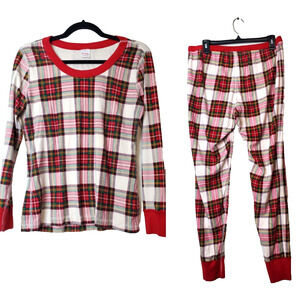 Hanna‎ Andersson Women 2 Piece Pajamas Set Medium Large Christmas Holidays